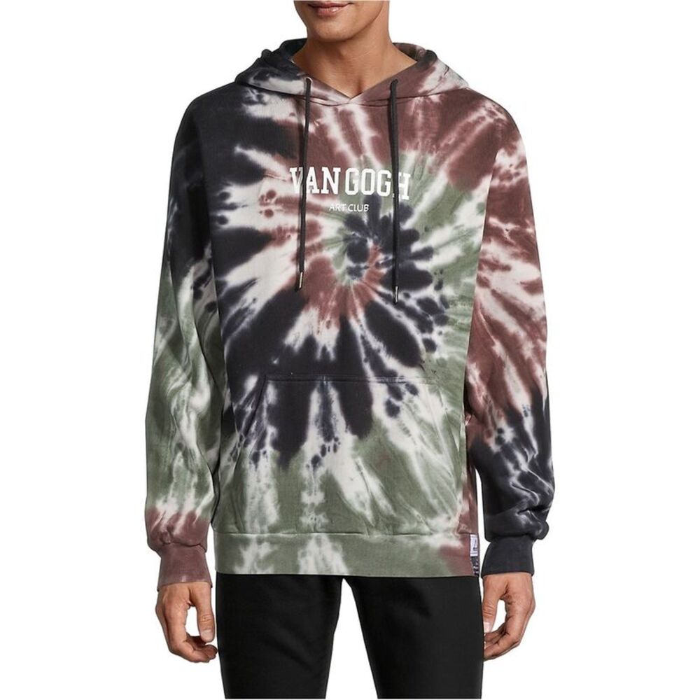Elevenparis Mens Van Gogh Art Club Hoodie Sweatshirt, NWT